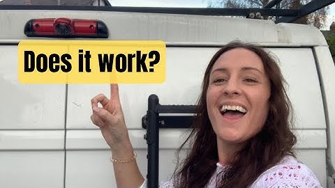 REVERSE CAMERA FITTING - van build Ep.2