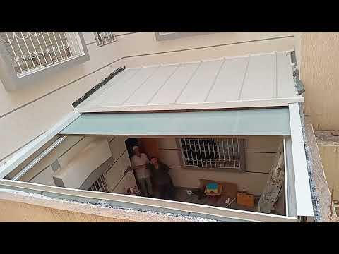 صقف متحرك كهرباءي ضلاكيت وزجاج 0662877274