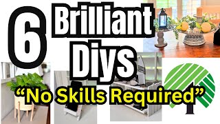 6 Brilliant Dollar Tree DIYS "No Skills Required" DIYS made easy for beginners!