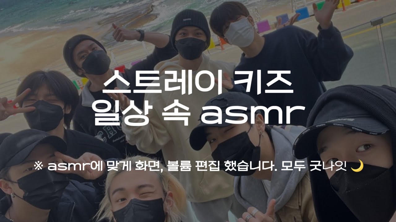 스트레이 키즈 일상 속 asmr 모음집 | 스키즈 | 아이돌 asmr | straykids asmr | Korean idol asmr