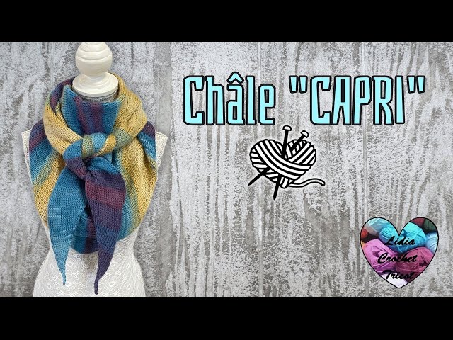 Kit de crochet - Châle Carré - Mohair luxe