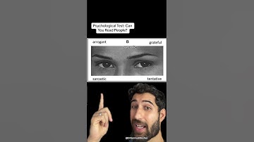 Psychological Test: Can You Read People? #test
