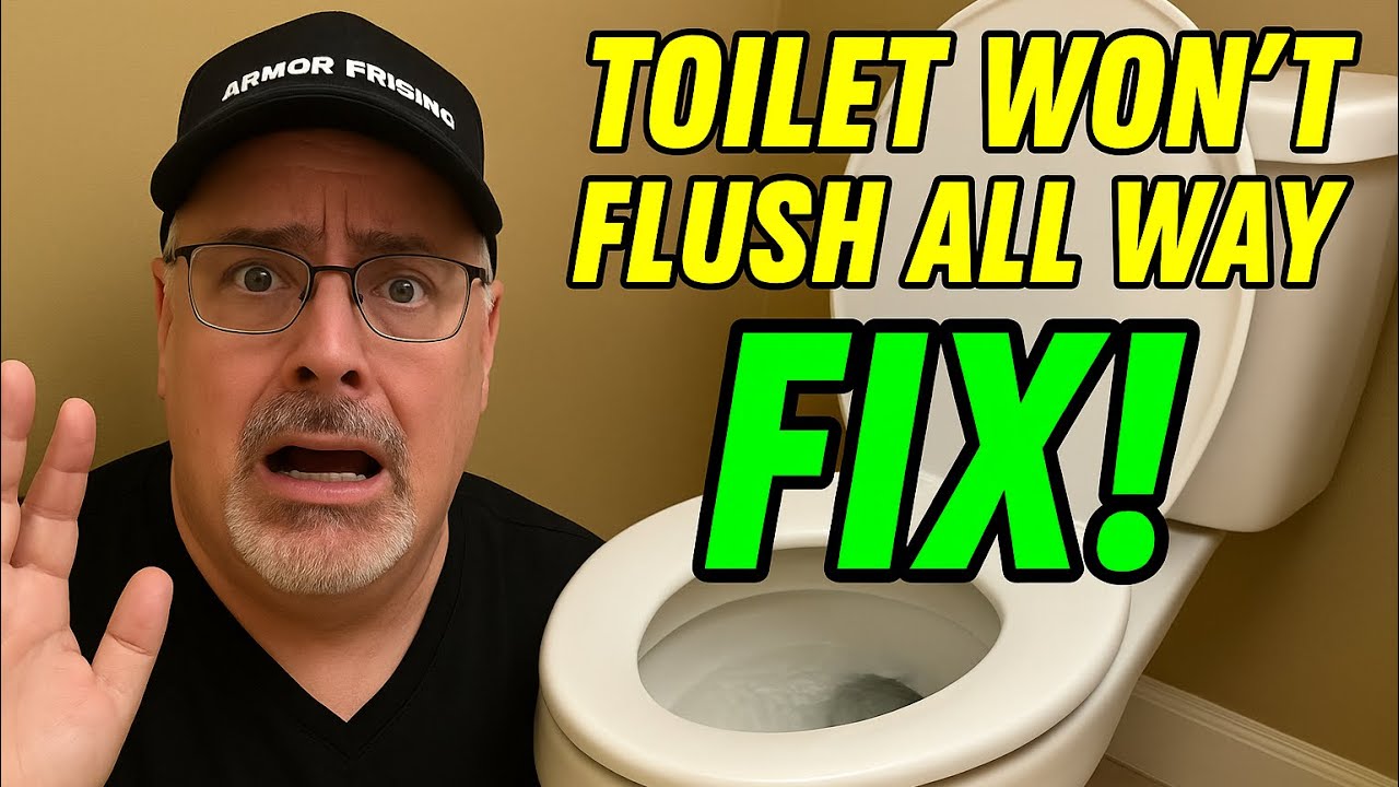 Toilet Won’t Flush Right? FIX IT in Minutes (No Plumber Needed!) - YouTube