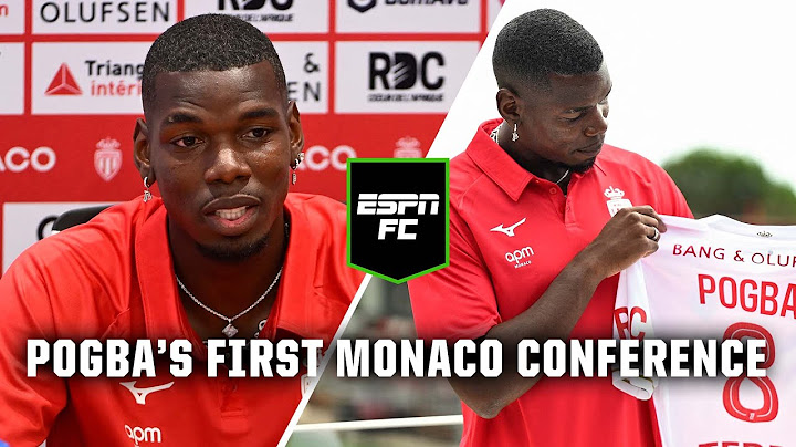 Paul Pogba’s first Monaco press conference 🔙 | ESPN FC