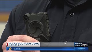Fort Smith Police Demonstrate Body Cameras (KNWA)