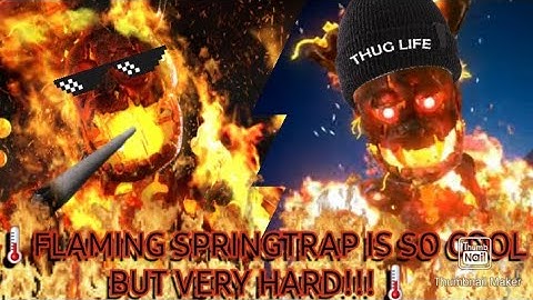 🌡FLAMING SPRINGTRAP IS COMING FOR REVENGE!!!🌡| FNaF AR: Special Delivery #5 (Fire Event END)