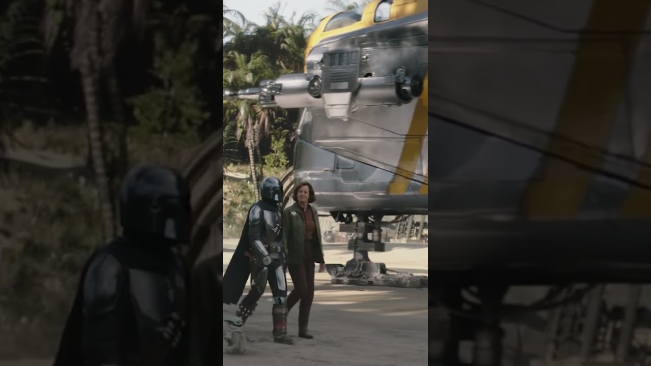 How did the razorcrest get to Adelphi in The Mandalorian and Grogu?