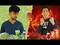 Red vs green food eating challenge for 24 hours crazy