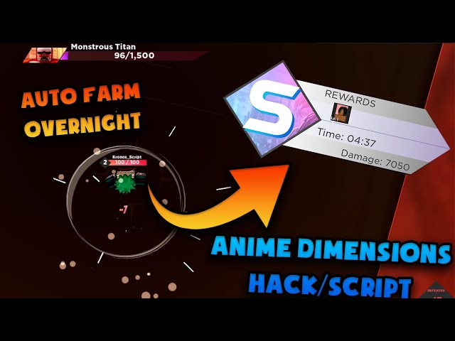 Roblox Anime Dimensions Hack/Script AUTO FARM WITH AUTO