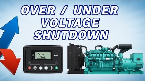 Generator under and over voltage alarm problem and what are the correct settings for DSE