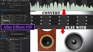 #Ae-30 Convert Audio to Keyframe and Animate in Anywhere in adobe after effects (HINDI)