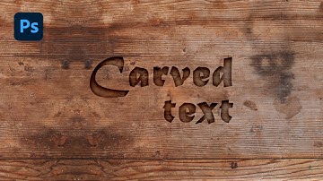 Carved Text Effect Tutorial in Adobe Photoshop 2022
