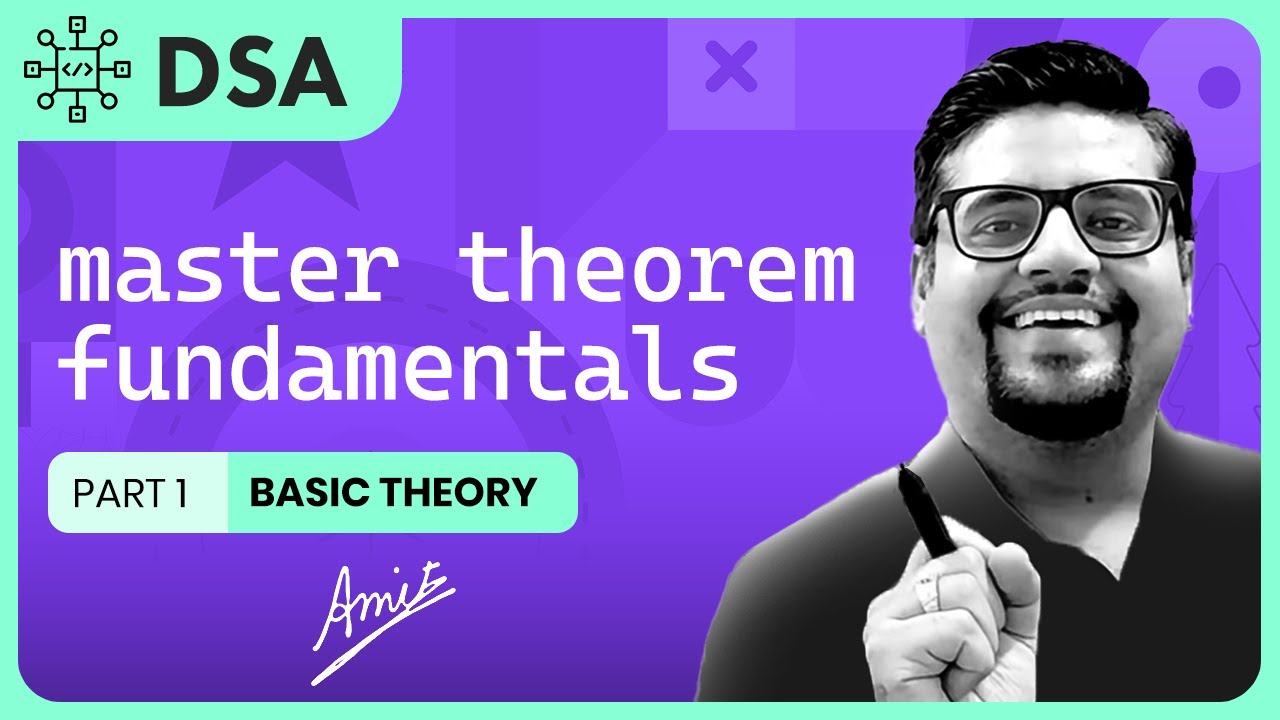 Master Theorem with Proof part 1