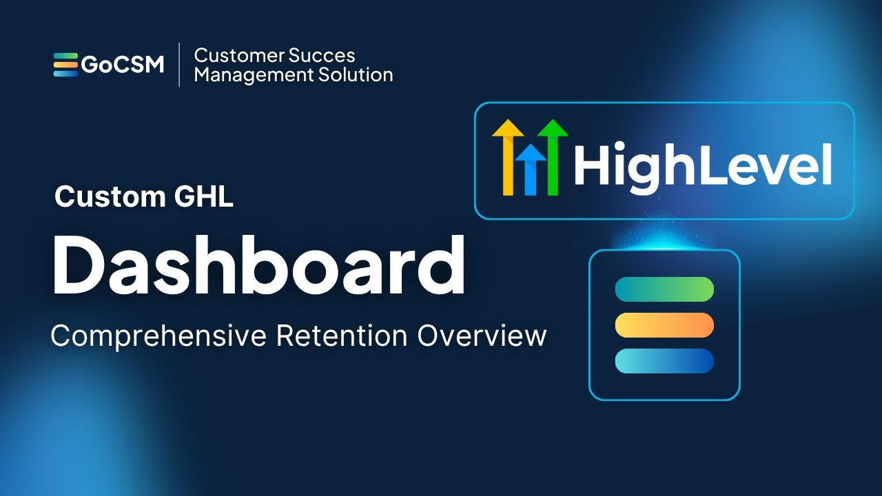 Custom Go HighLevel Dashboard with GoCSM for Comprehensive Overview (All Data in One Place)
