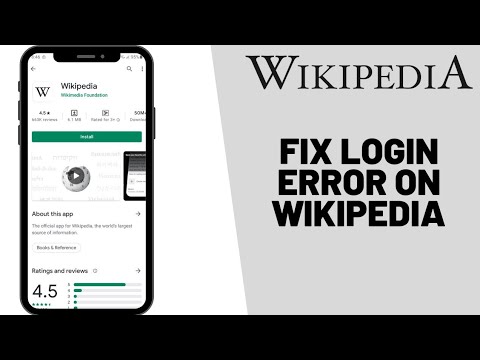 Error Logging In Wikipedia ? - Fix Login Error On Wikipedia | Solve Wikipedia App Error | 2021