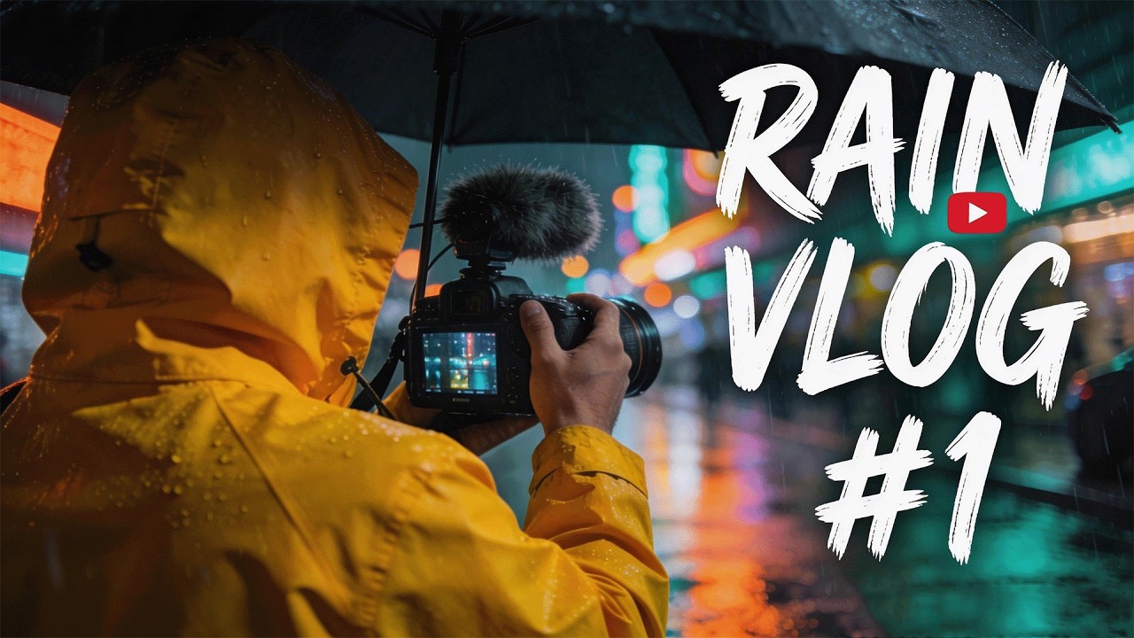 Rainy Day Sounds Behind the Lens | Calm Rain Vlog #1 - YouTube