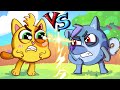 Cat vs Dog Challenge 😻 | Baby Zoo 😻🐨🐰🦁 Funny Kids Stories and Cartoons