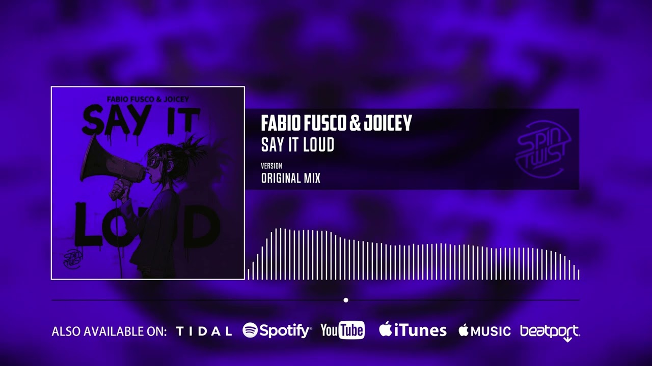 Fabio Fusco, Joicey - Say It Loud (Official Audio)