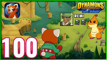 All REMI Defeated in Temple Ruins | Dynamons World - Gameplay Walkthrough – Part 100 (iOS, Android).
