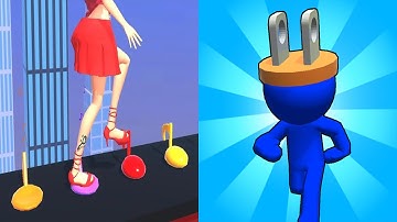 Plug Head Race VS ASMR Tippy Toe - All Levels Gameplay Android,ios (Part 8)