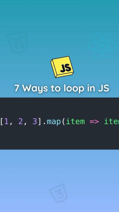 How to loop in Javascript #javascript #react #interview #developer # ...