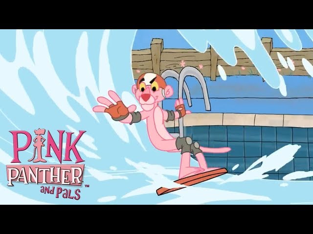 Extreme Skateboarding and Surfing Panther! | 35 Minute Pink Panther and Pals Compilation class=