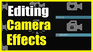How to Add Camera Effects to Video Clips on Sharefactory PS5 (Video Editing Tutorial)