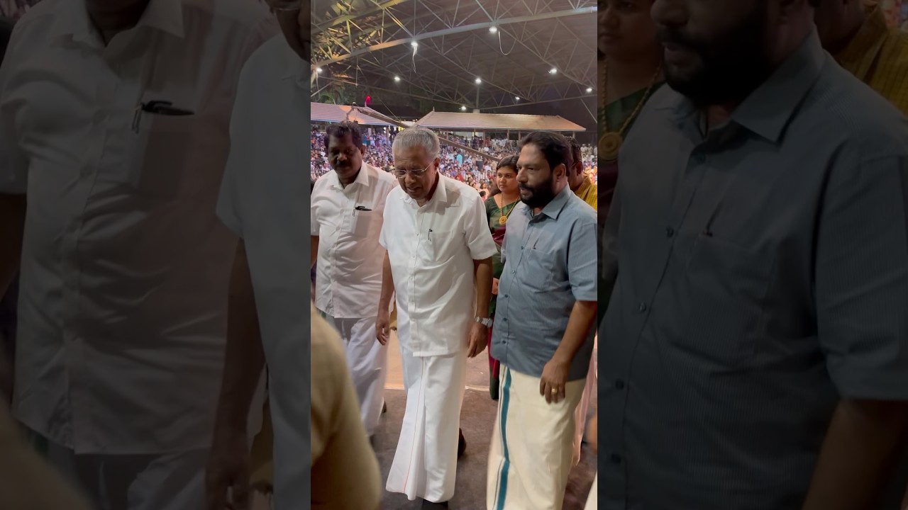 Kerala CM Pinarayi Vijayan at Onam Celebration 2025 | Trivandrum Nishagandhi 🔥 