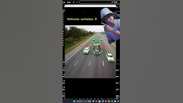 Contador de carros con OpenCV y YOLO. #programacion #python #computervision