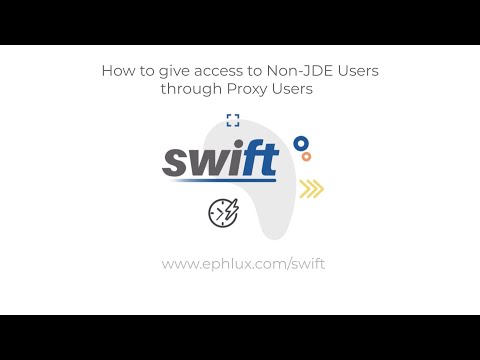 How to give access to Non JDE Users through Proxy Users