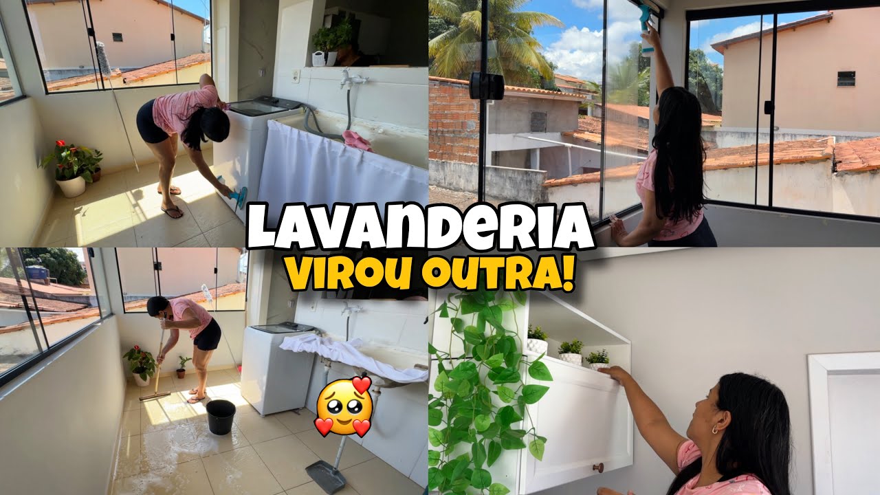 TRANSFORMAÇÃO SURREAL: A LAVANDERIA VIROU OUTRA COM ESSA LIMPEZA! 😱