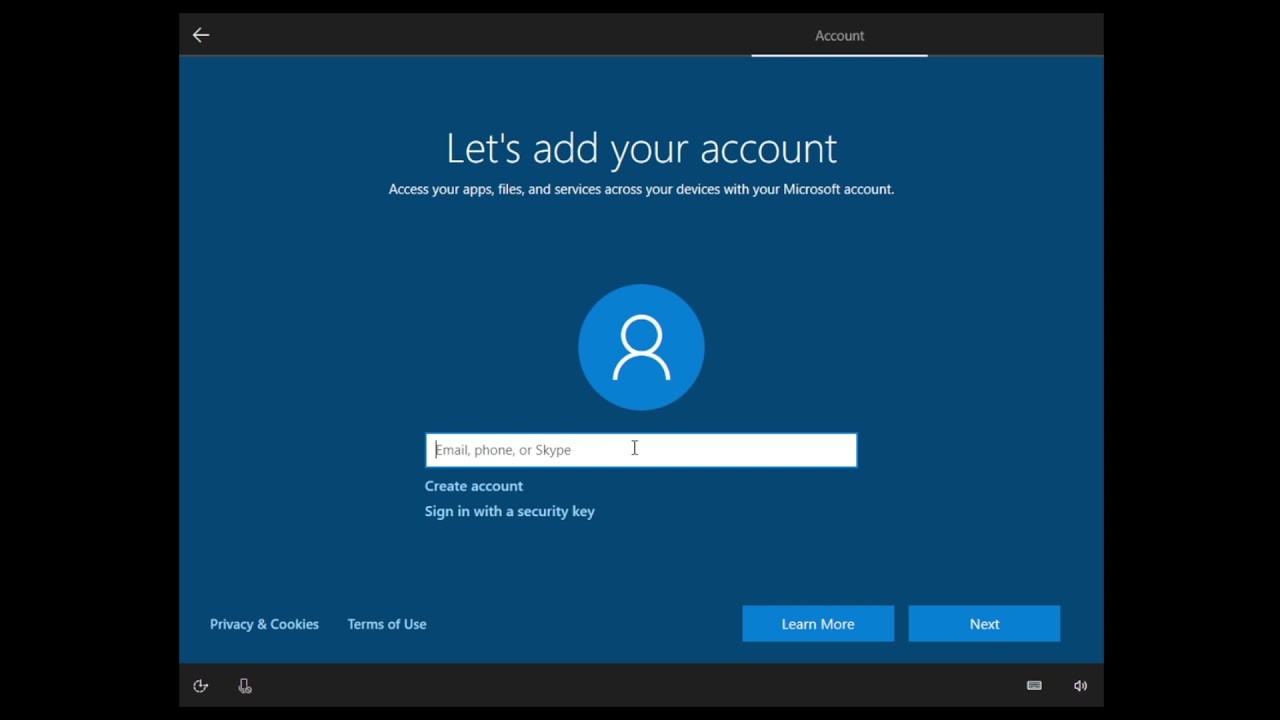 Easily bypass Microsoft Account setup in Windows 8+ YouTube