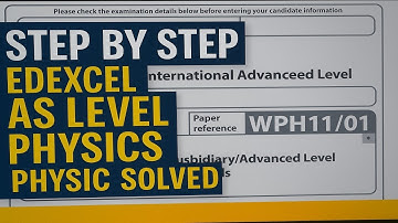 Edexcel AS Physics WPH11/01 | May 2025 Past Paper Solved | Step by Step Solutions part 2.