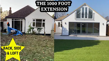 How Much Does It Cost For A House Extension? Time Lapse Of My Home Restoration / Home Renovation