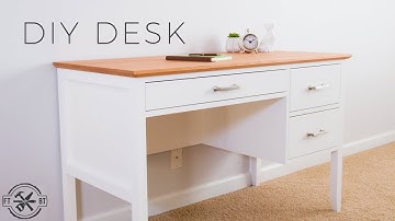 DIY Desk with Drawers | How to Make