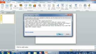 Put Youtube Video in Powerpoint 2010