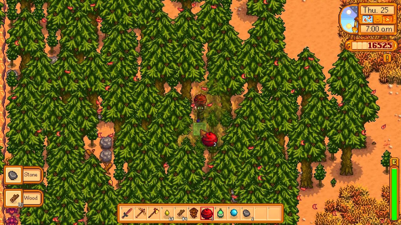 Stardew Valley - When you require a lot of wood.