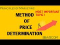Methods of price determination, cost oriented,demand orientated, competition oriented ,cost plus#bba
