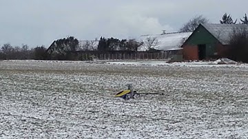 Align Trex 450S. First attempt to go inverted.