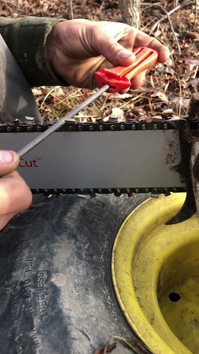 Chainsaw chain sharpening tips #sharp #tips #chainsaw