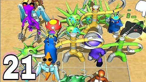 Merge Rainbow Friend 100 Doors - Walkthrough Part 21 Level 123-127 - Android ios Gameplay