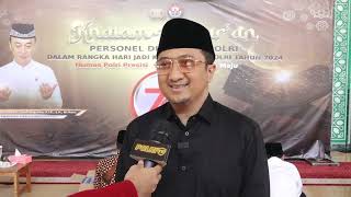 Divisi Humas Polri menggelar acara khatam Al-Quran dalam rangka memperingati HUT Humas Polri ke-73.