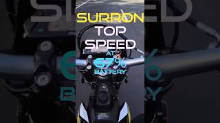 What's the Top Speed at 67% Battery on a Surron Ultra Bee ⚡️ Electric Motorcycle #motorcycle