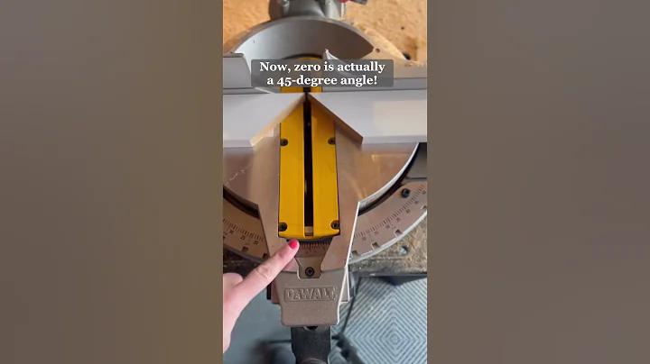 How to make an extreme angled cut on your miter saw