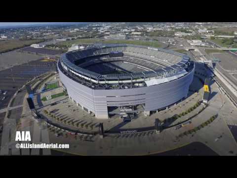 Aerial Met Life Stadium