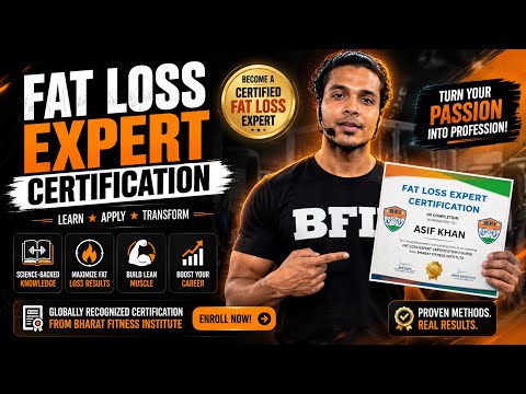 FATLOSS EXPERT CERTIFICATION COURSE //@Bharatfitnessinstitute