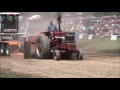 Ron brinkman pulls no limits field farm tractor class mttp pulls at morley mi  august 2016