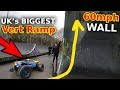 Hitting UK's Biggest Ramp FLAT out with RC Cars