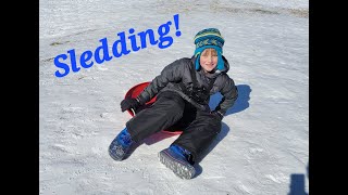 Episode Fun In The Snow. Sledding With The Gopro