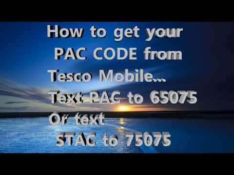 How to get your Tesco Mobile PAC